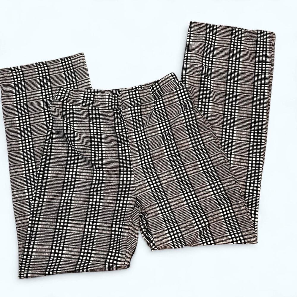 Shein black and white plaid